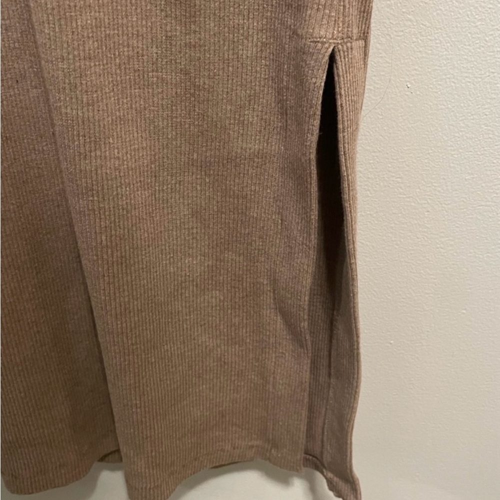 NWOT $275 Rag & Bone Laila Zip Dress In Camel Heather Size: S - Picture 10 of 14